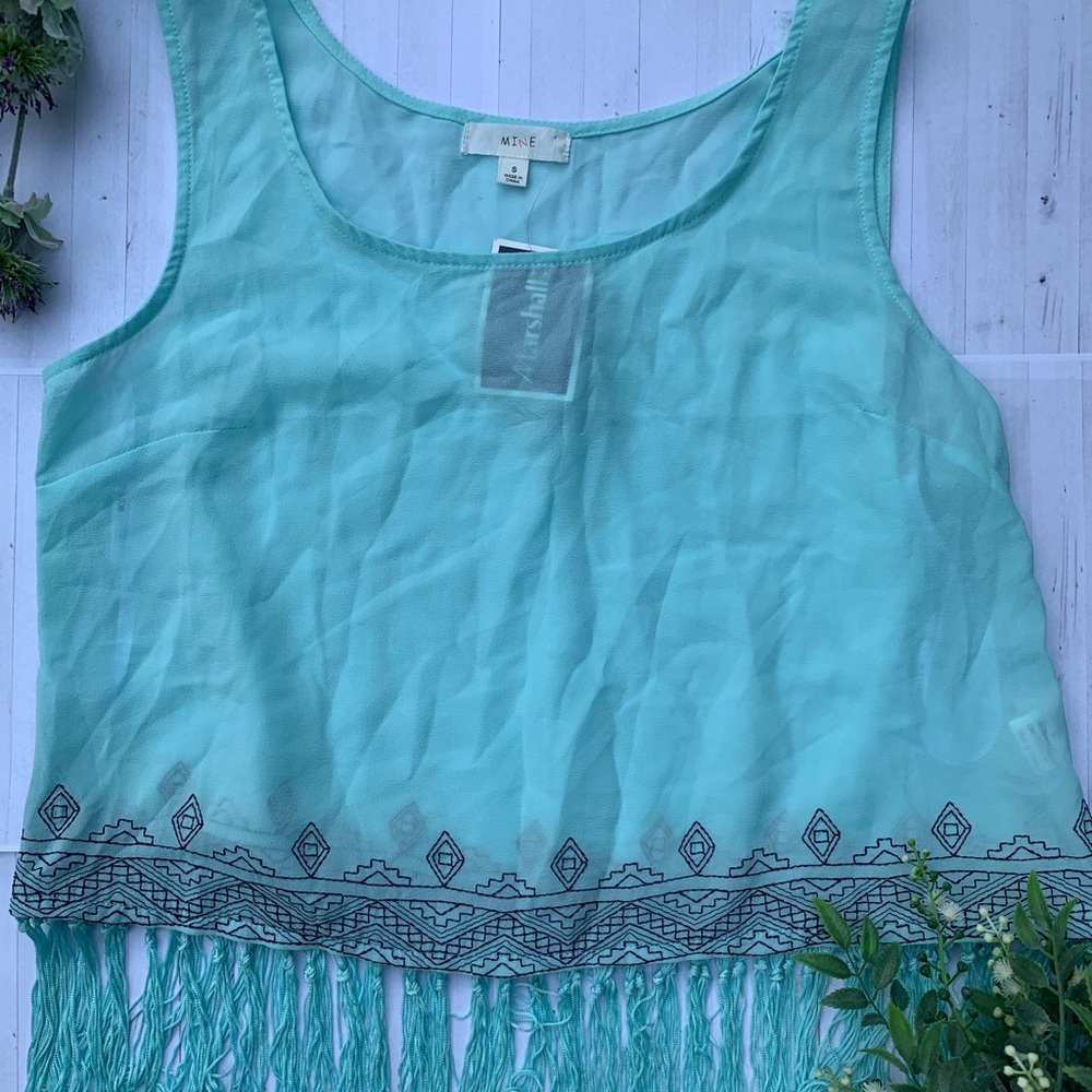 🦋NWT🦋Aqua Sheer Tank